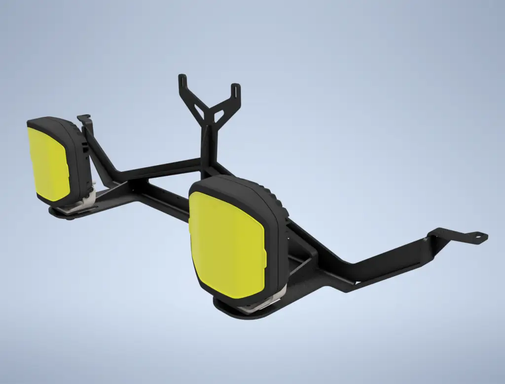 Lampenhalter Kühlergrill 907-2