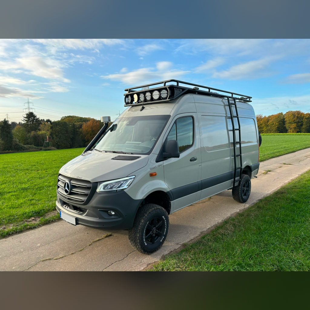 Dachträger Sprinter von ROAL-VANS – Einbaubeispiel 2