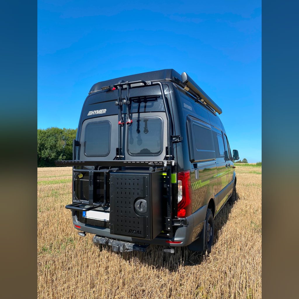 Fahrradträger Klapp-Modul von ROAL-VANS – Einbaubeispiel 3