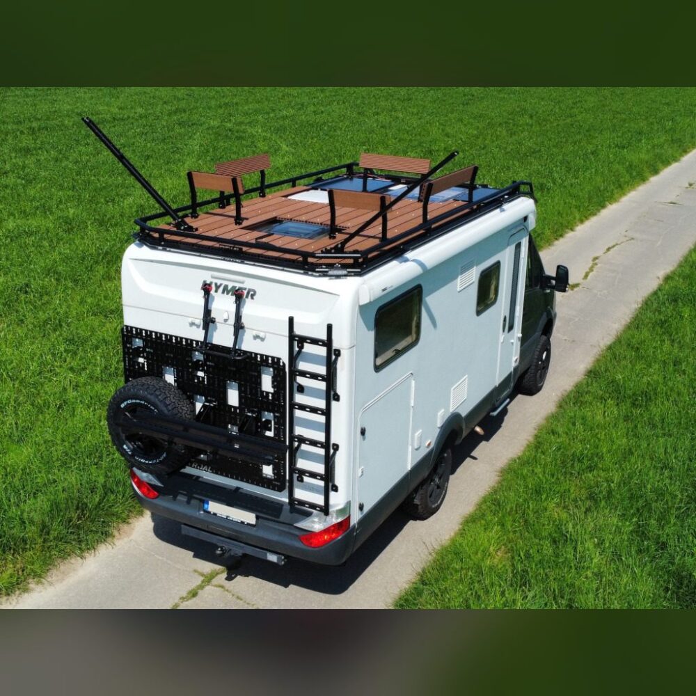 Klappbare Dachträger-Rückenlehne von ROAL-VANS