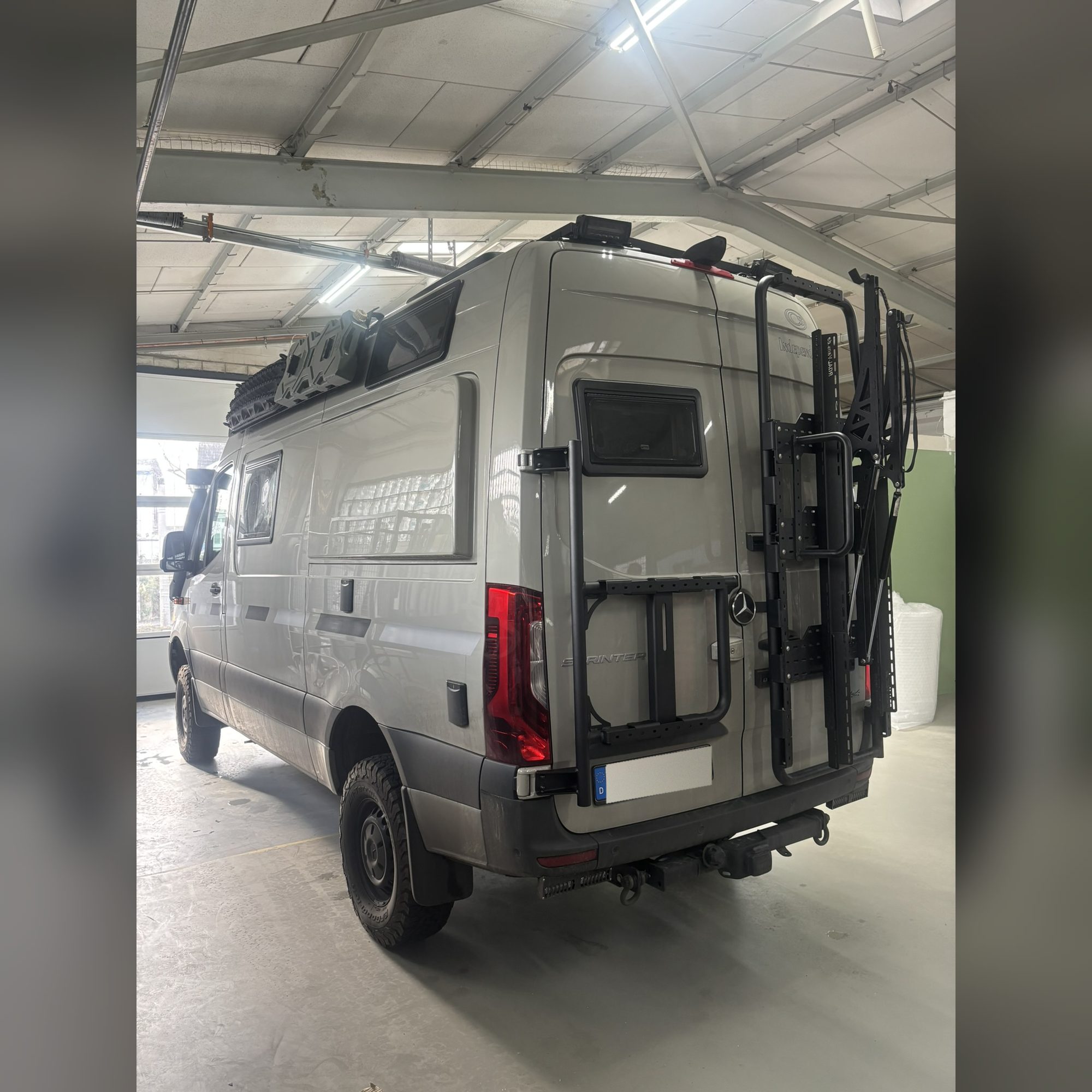Reserveradträger von ROAL-VANS – Einbaubeispiel 3