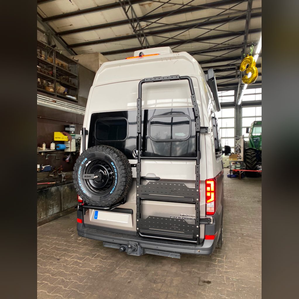 Reserveradträger von ROAL-VANS – Einbaubeispiel 4