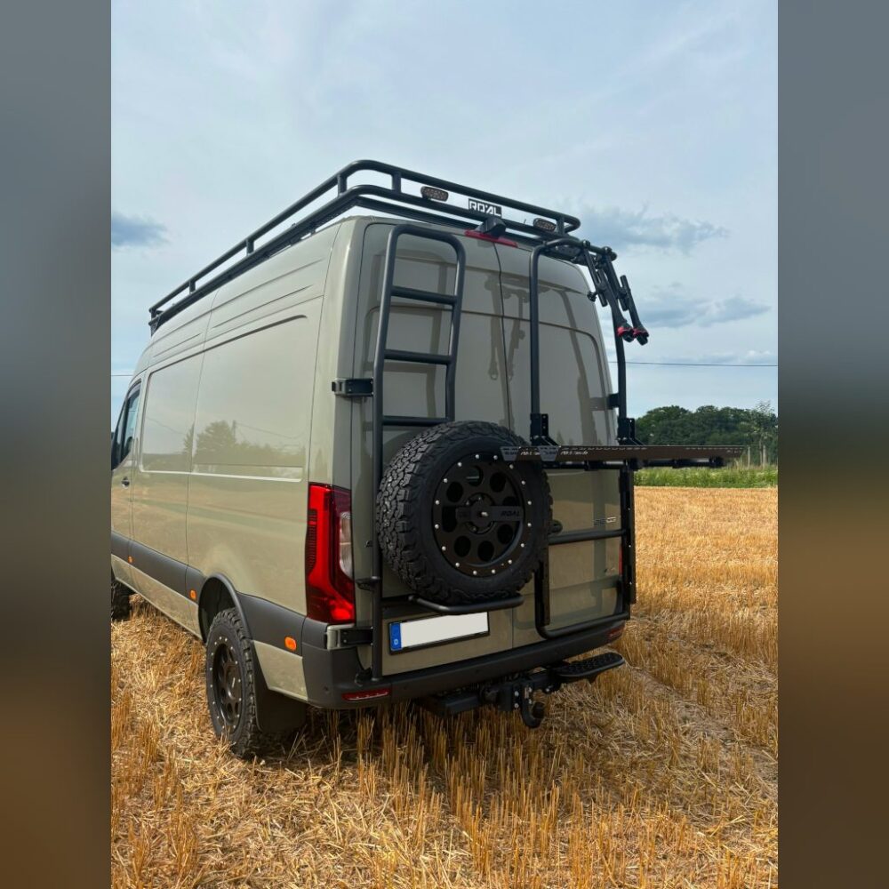 Reserveradträger mit Leiter von ROAL-VANS