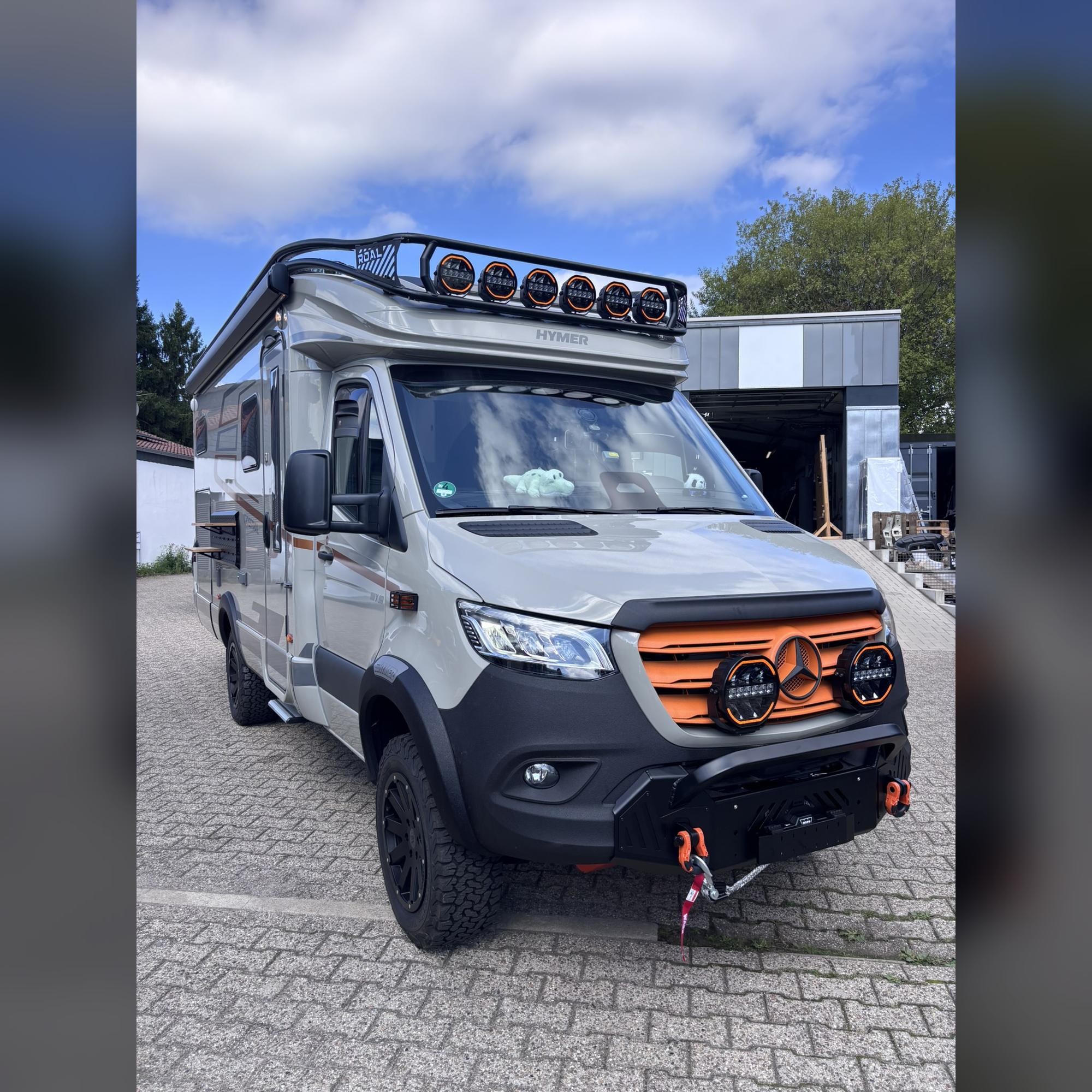 Seilwindenträger von ROAL-VANS – Einbaubeispiel 5